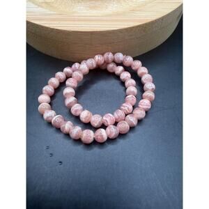 Rhodochrosite 4mm Bracelet